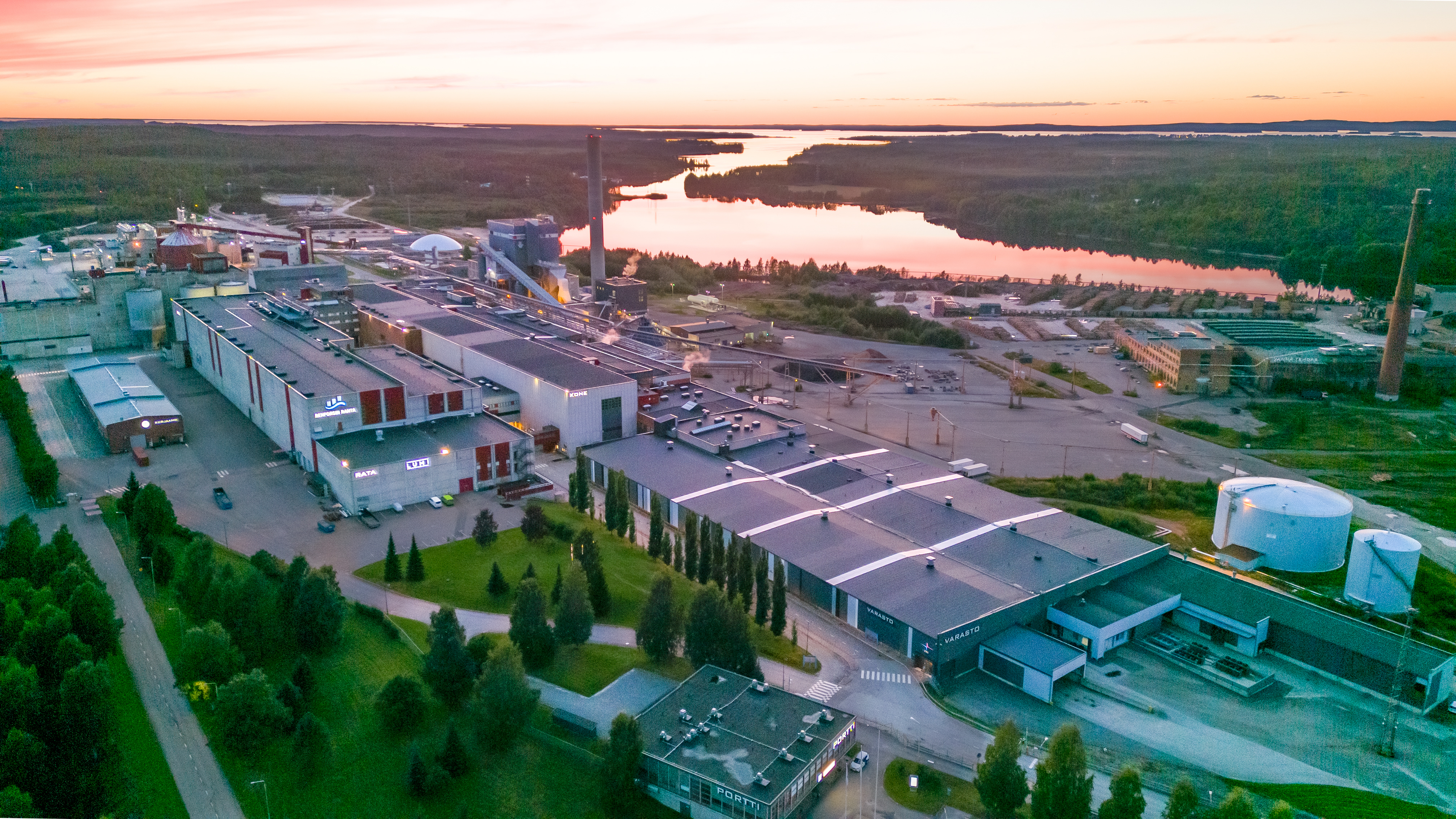 CSC’s datacenter i erhvervsområdet Renforsin Ranta i Kajaani, Finland. Foto: Mikael Kanerva, CSC
