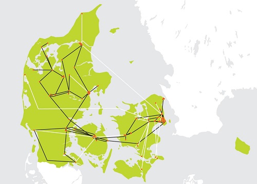 Kort over forskningsnetter